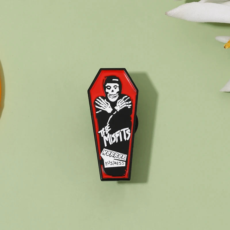 "The Misfits Coffin" Enamel Pin