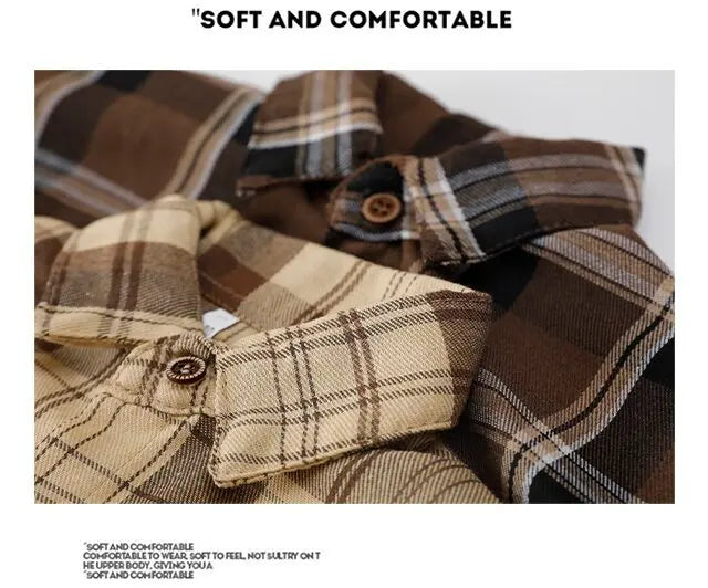 Toddler / Youth Long Sleeved Flannel Button Up Shirt