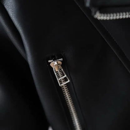 Toddler / Youth Boys PU Leather Zipper Pocket Jacket