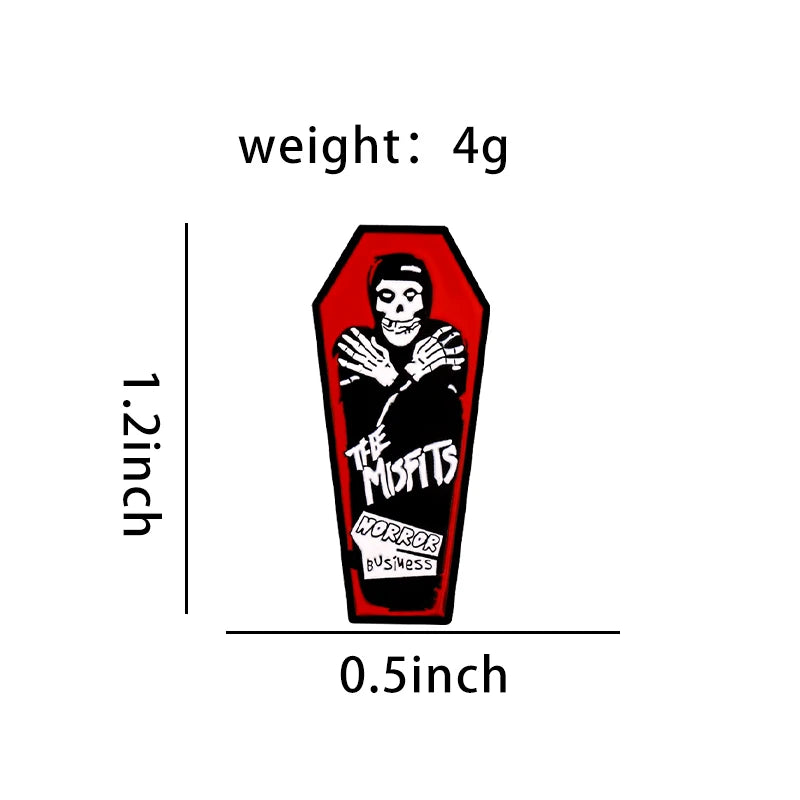 "The Misfits Coffin" Enamel Pin