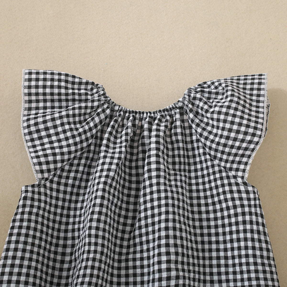 Baby Girl Plaid Romper