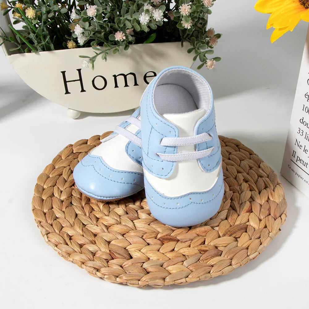 Baby / Newborn Boy  Lace-Up Spectator First Walkers Shoes