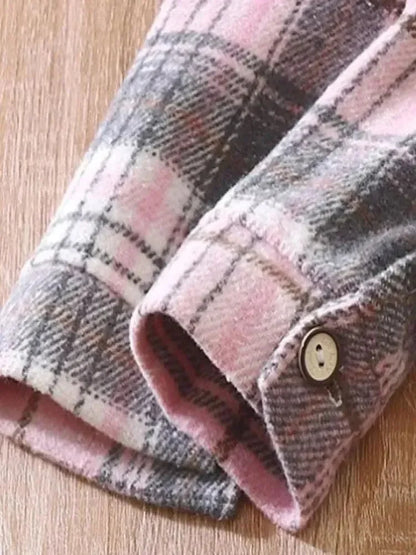 Toddler / Youth Long Sleeved Flannel Button Up Shirt